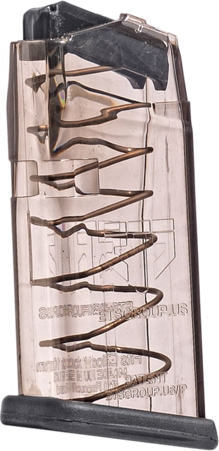 te Tactical Systems Translucent Magazine Glock 29 10mm 10-Round Smoke Ammo