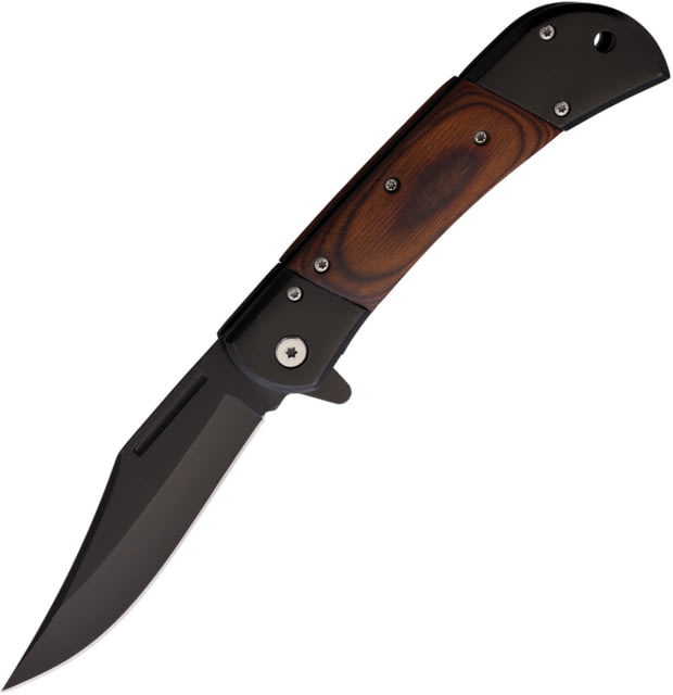 ElitEdge A/O Linerlock Black/Wood EE - Elitedge