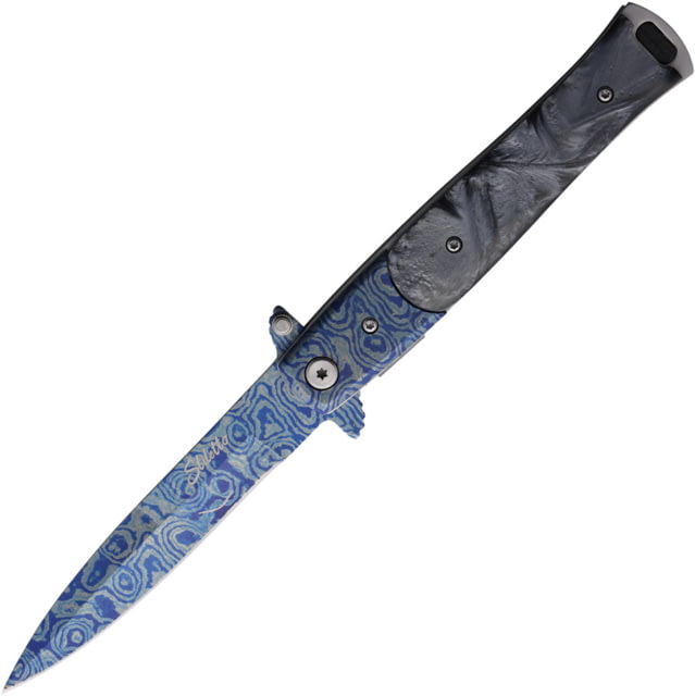 ElitEdge Damascus Etched Linerlock A/O EE - Elitedge