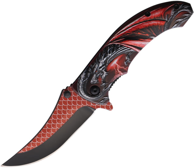 ElitEdge Dragon Linerlock A/O Red EE - Elitedge