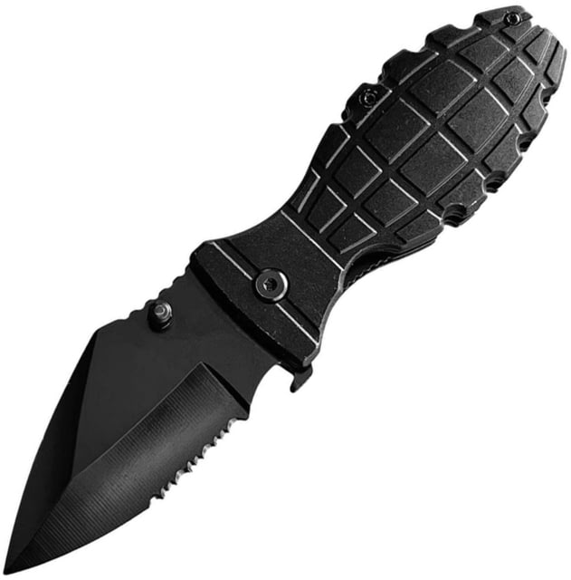 ElitEdge Grenade Linerlock A/O Black EE - Elitedge