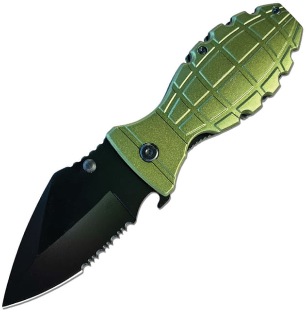 ElitEdge Grenade Linerlock A/O Green EE - Elitedge