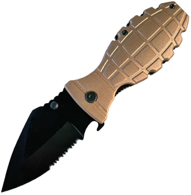 ElitEdge Grenade Linerlock A/O Tan EE - Elitedge