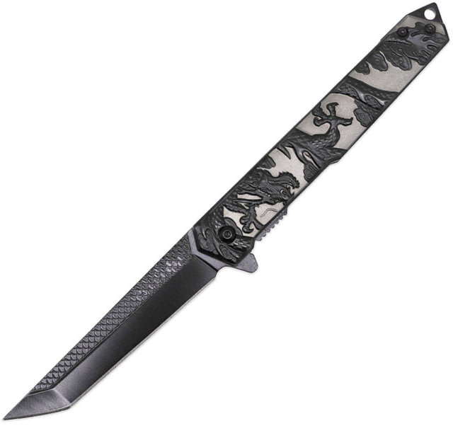 ElitEdge Linerlock A/O Dragon Blk/Slv EE - Elitedge