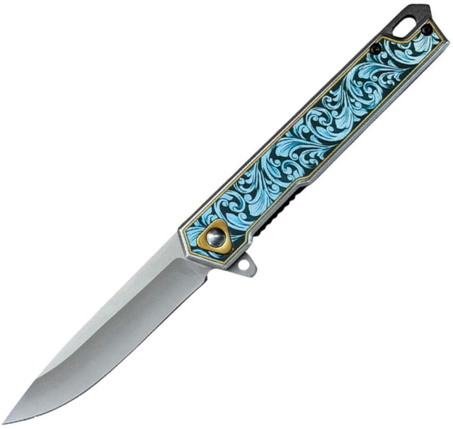 ElitEdge Linerlock A/O Floral Blue EE - Elitedge
