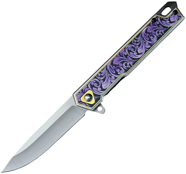 ElitEdge Linerlock A/O Floral Purple EE - Elitedge