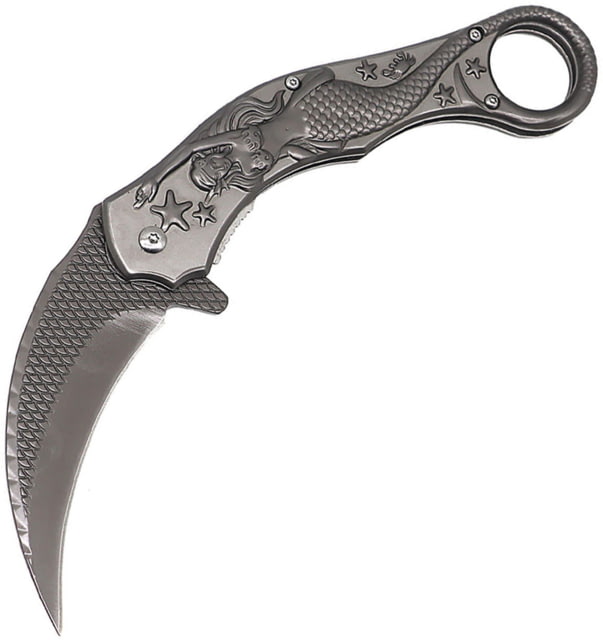 ElitEdge Mermaid Karambit Linerlock Gry EE - Elitedge
