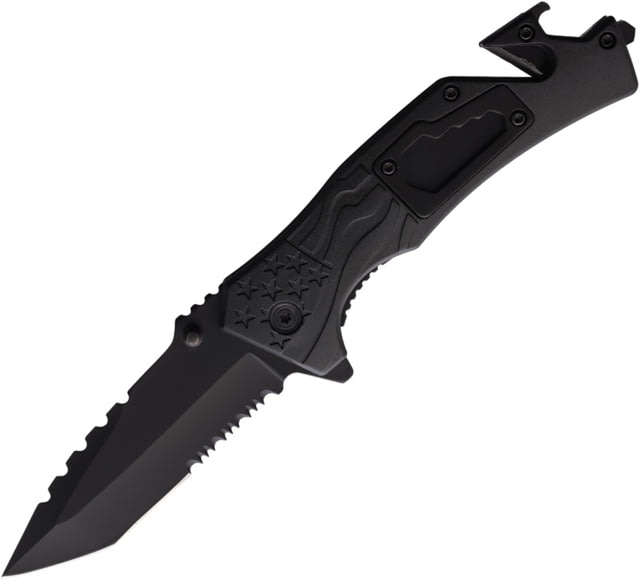 ElitEdge Rescue Linerlock A/O Black EE - Elitedge
