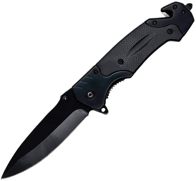 ElitEdge Rescue Linerlock A/O Black EE - Elitedge