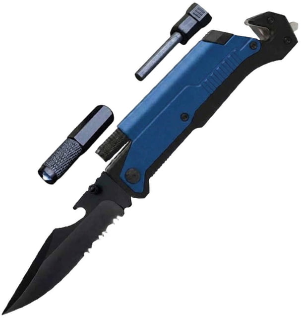 ElitEdge Rescue Linerlock A/O Blue EE - Elitedge