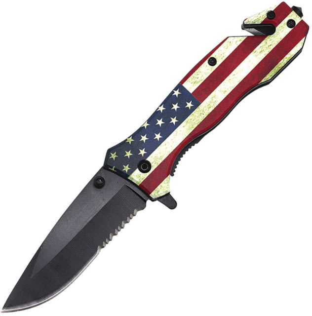 ElitEdge Rescue Linerlock A/O Flag EE - Elitedge