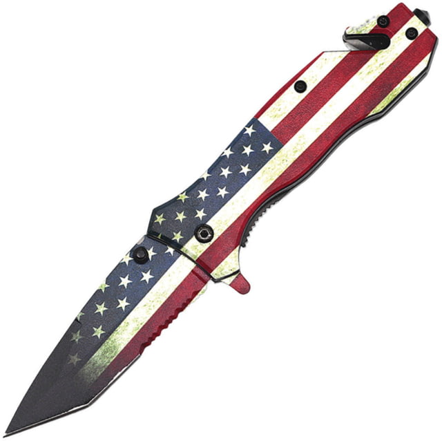 ElitEdge Rescue Linerlock A/O Flag EE - Elitedge