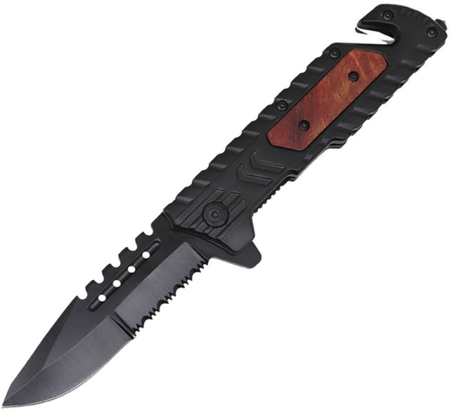 ElitEdge Rescue Linerlock Wood EE - Elitedge