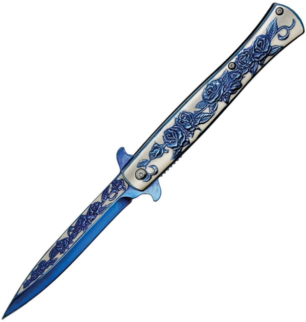 ElitEdge Stiletto Linerlock A/O Blue EE - Elitedge