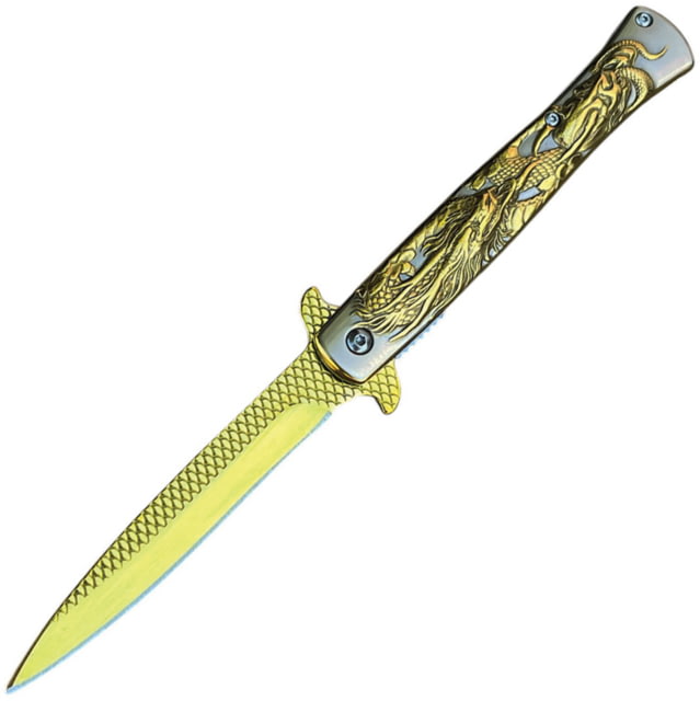 ElitEdge Stiletto Linerlock A/O Gold EE - Elitedge