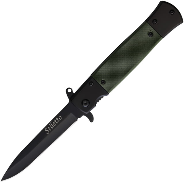 ElitEdge Stiletto Linerlock A/O Green EE - Elitedge