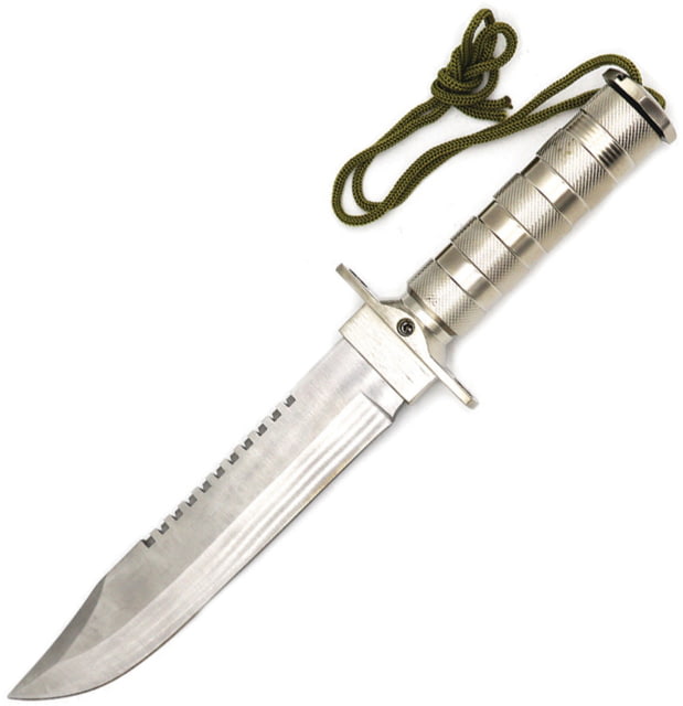 ElitEdge Survival Fixed Blade Silver EE - Elitedge
