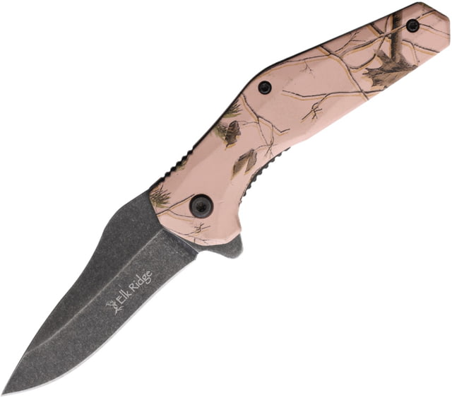 Elk Ridge Camo Linerlock A/O Lt Pink - Elk Ridge