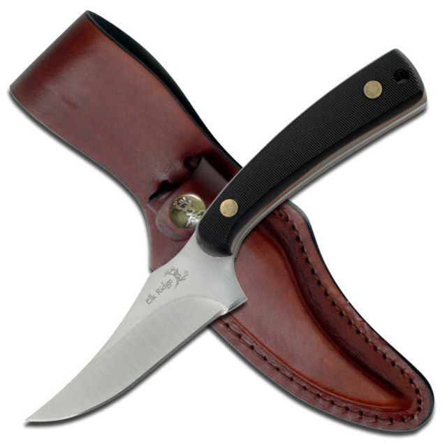 Elk Ridge Fixed Blade 7in Stainless Steel Blade Derlin Handle - Elk Ridge