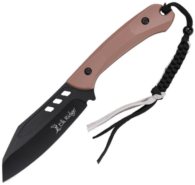 Elk Ridge Fixed Blade Brown - Elk Ridge