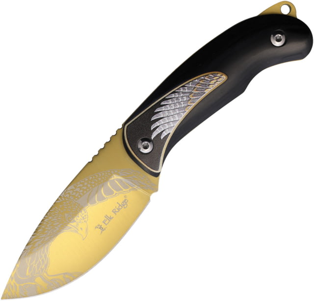Elk Ridge Fixed Blade Gold - Elk Ridge
