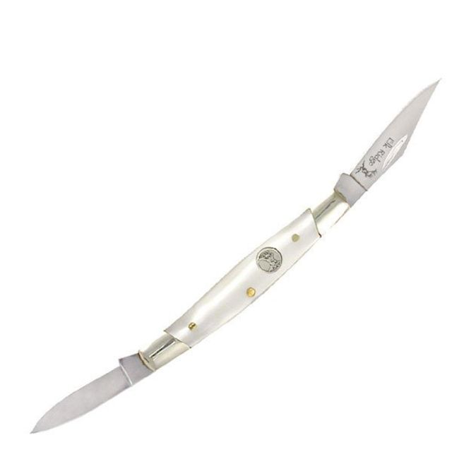 Elk Ridge Folding Blade 1.75in Stainless Steel Blade Simulated Mother Of Pearl Handle - Elk Ridge