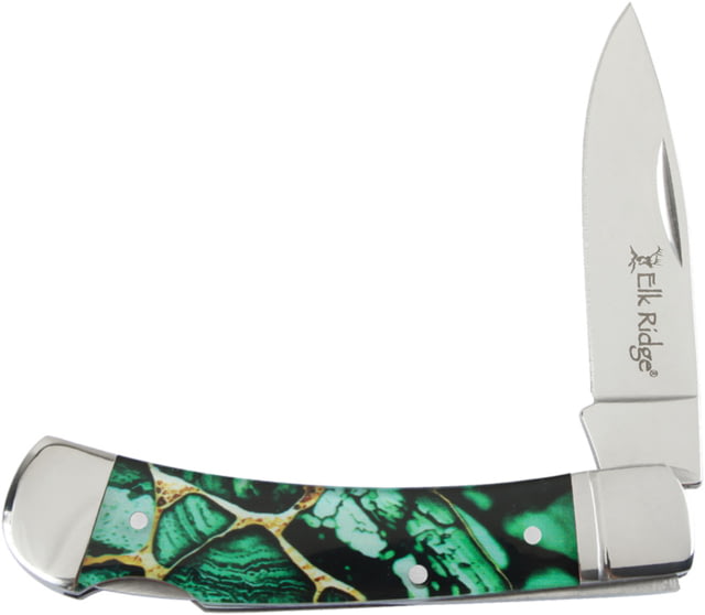Elk Ridge Lockback Dark Green - Elk Ridge
