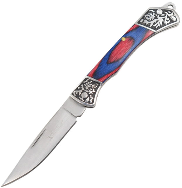 Elk Ridge Slip Joint Blue/Red - Elk Ridge