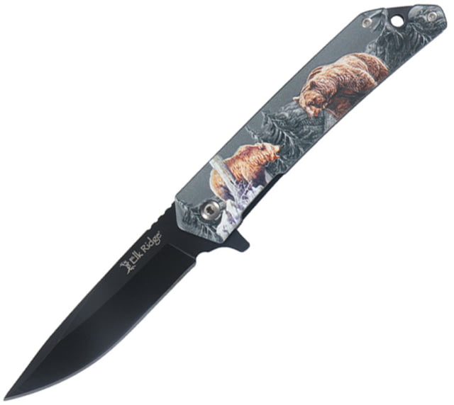 Elk Ridge Wildlife Linerlock A/O Bear - Elk Ridge