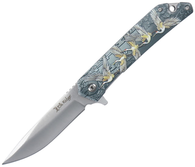 Elk Ridge Wildlife Linerlock A/O Swan - Elk Ridge