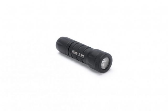 Elzetta Alpha 1-Cell LED Flashlight 415 Lumens w/Standard Bezel Ring Standard Lens High/Low Tailcap Black - Elzetta