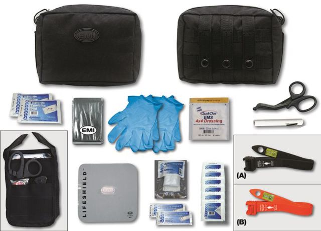 EMI Active Shooter/bleed Aid Kit Black - Emi