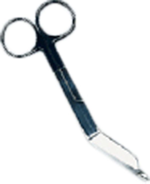 EMI Colormed Bandage Scissors Blk
