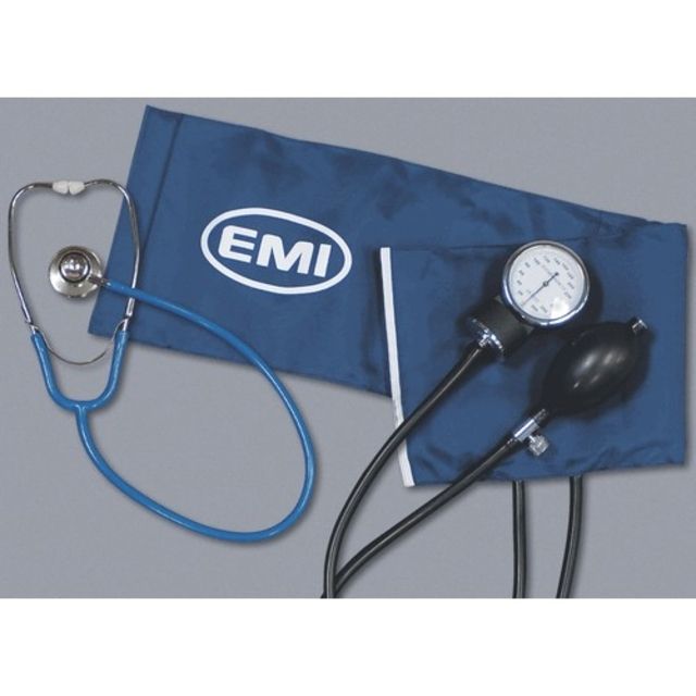 EMI Dual Head Stethoscope Red
