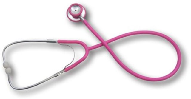 EMI Dual Head Stethoscope Pink Pink ONE SIZE