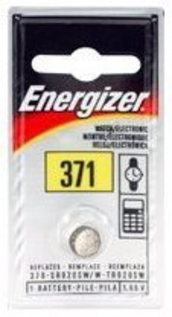 Energizer 1.5 Volt Silver Oxide Zero Mercury Button Cell Battery 371BPZ
