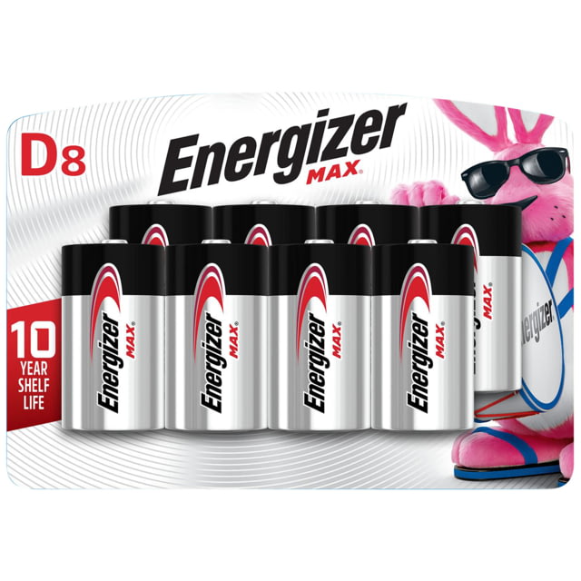 Rayovac Energizer  MAX D Batteries Alkaline 1.5 Volt Qty 12 8 Pack - Rayovac