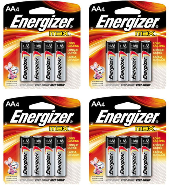 Energizer Max Alkaline AA Batteries 1.5 Volt, 16 Pack, E91LP-16