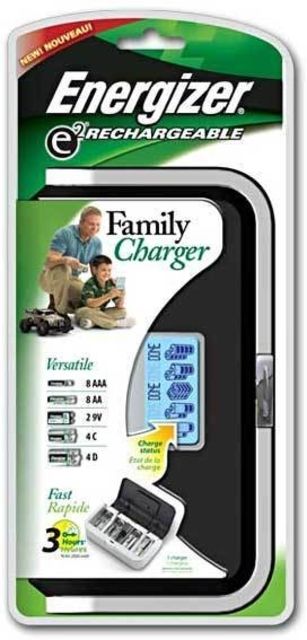 Energizer NiMH/NiCd Charger AA, AAA, C, D, 9v