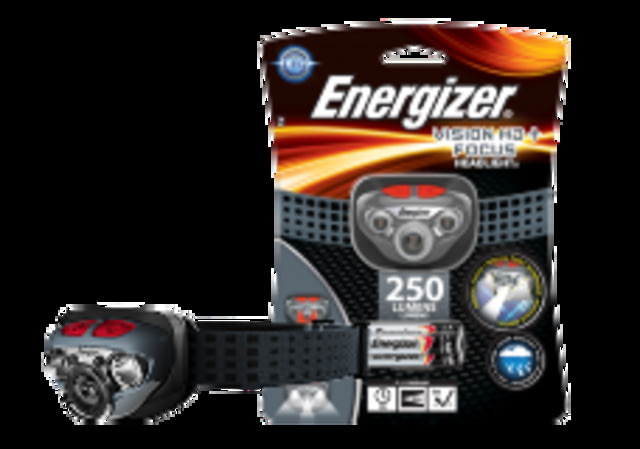 Energizer Vision HD Plus Focus 250 Lumens Headlight Black - Energizer