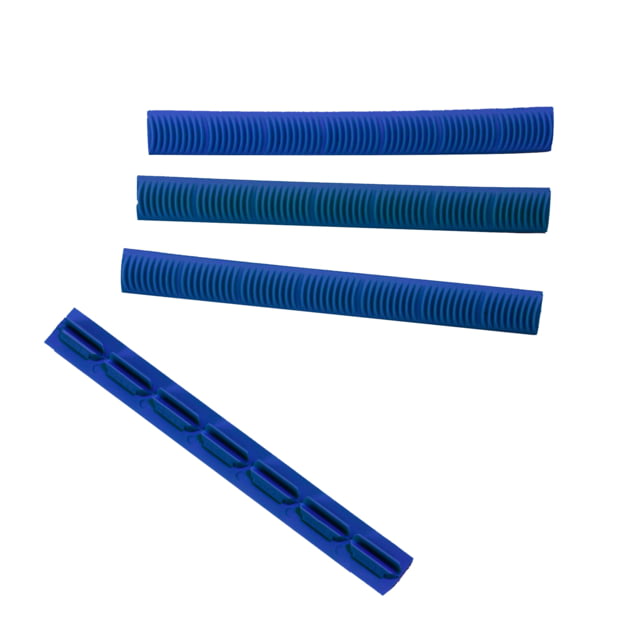 ERGO 7-Slot KeyMod Wedgelok Rail Cover 4 Pack Royal Blue - ERGO
