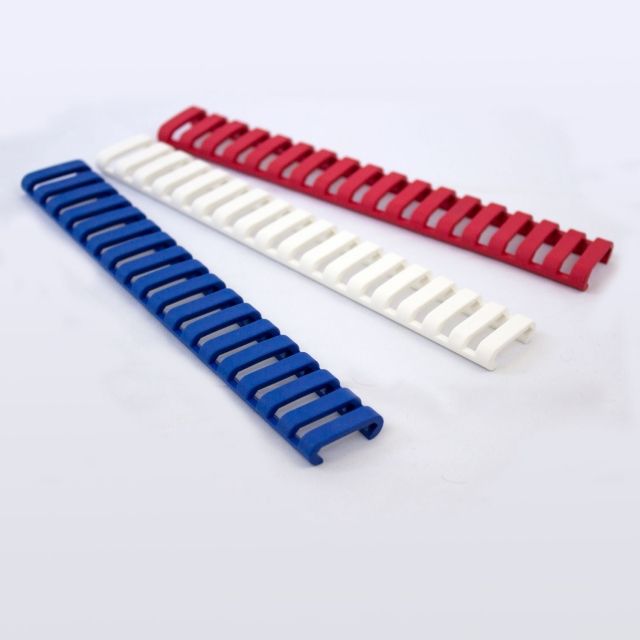 ERGO 18 Slot Low-Pro Ladder Rail Cover 3 Pack Red/White/Blue - ERGO