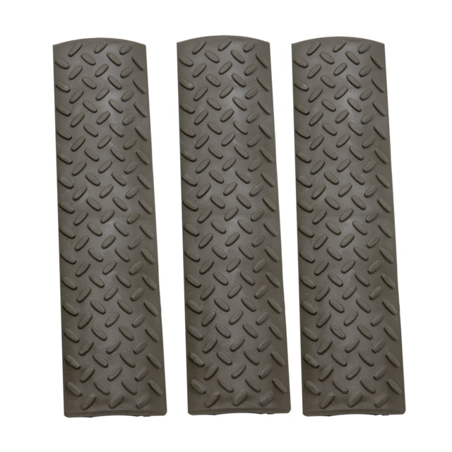 ERGO 15-Slot Diamond Plate Full Rail Cover 3 Pack OD Green - Ergo