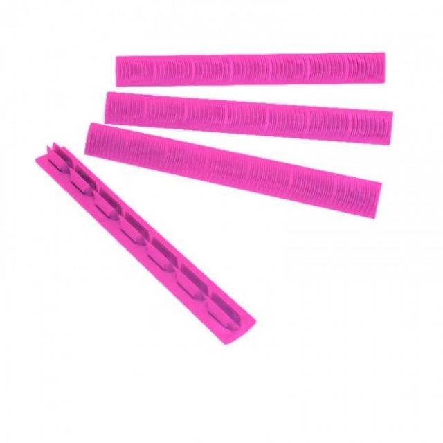 ERGO 7-Slot KeyMod Wedgelok Rail Cover 4 Pack Pink - Ergo