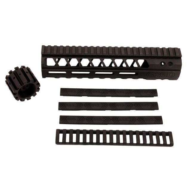 ERGO Modular Free Float Rail System 1.8in Inside diameter 9in Length Black - Ergo