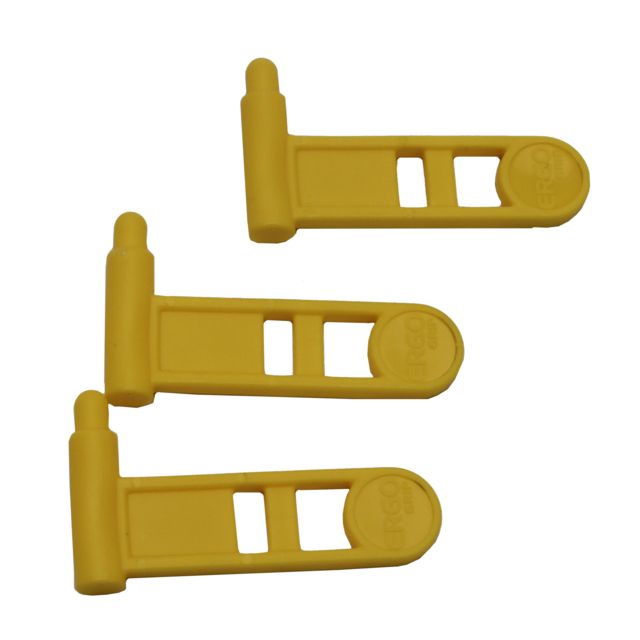 Ergo Grip Safety Chamber Flag Set of 3 Yellow Pistol Safety Empty Chamber Flag 191517 - Ergo