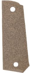 ERGO 1911 XTR Tapered Bottom Hard Rubber Grip Dark Earth - Ergo