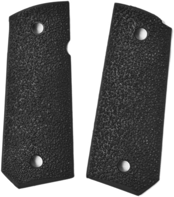Ergo Grip Xtro Officers Model 1911 Grip Tapered Bottom Hard Rubber Black