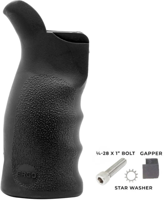 USED ERGO TDX-0 Tactical Deluxe Zero Angle Suregrip AR-10/AR-15 Black  EDEMO5 Used Condition Fair - ERGO
