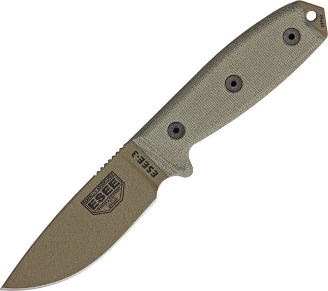 ESEE Model 3 Plain Edge Knife - Esee